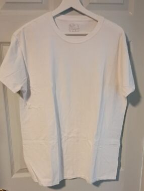 Fruit of the Loom White Short Sleeve Crewneck T-Shirt